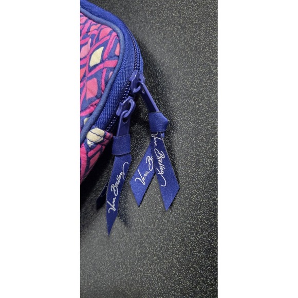 Vera Bradley Katalina Pink Purple Laptop Zippered Sleeve Padded School Mac Book - Picture 3 of 7